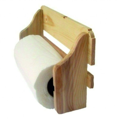 72027 Nástenný držiak na papierové utierky drevený PERFECT HOME